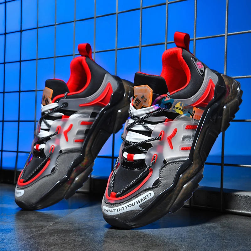 Men's casual skate shoes, low-top wear-resistant and anti-slip casual sports shoes, fashionable men's shoes