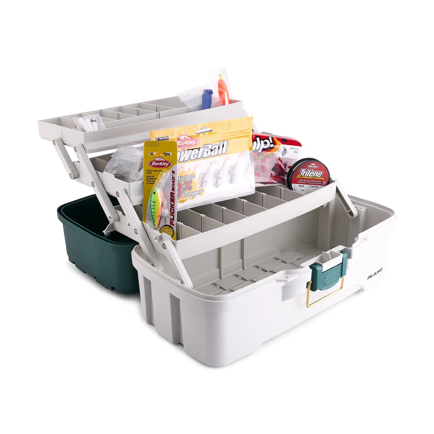 3-Tray Tackle Box with Freshwater Bait Kit