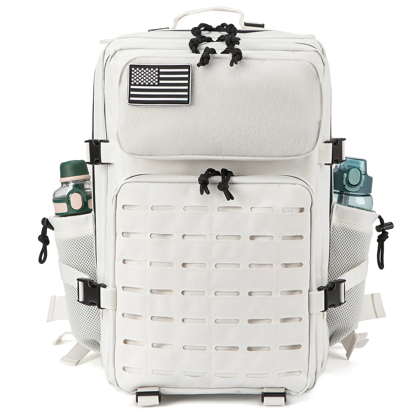 45L Molle Tactical Backpack Bag Hunting MOLLE Backpack GYM For Men EDC Outdoor Hiking Survival Rucksack Witch Bottle Holder