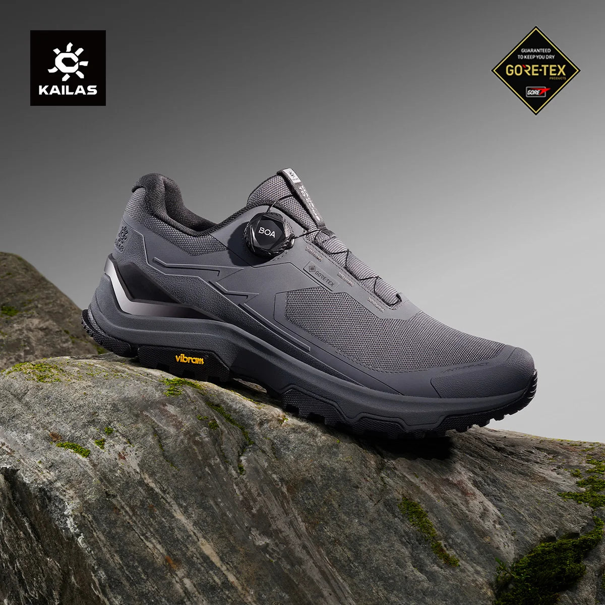 KAILAS JieShan GTX BOA waterproof hiking shoes lightweight breathable non-slip outdoor hiking shoes KS2532134