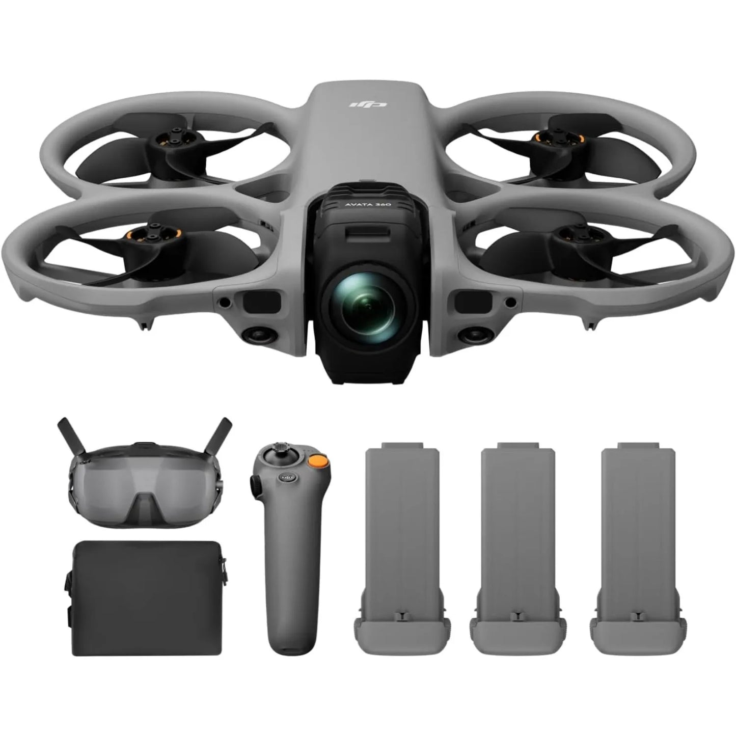DJI Avata 360 Motion Fly More Combo, 360° Drone With 1-Inch 8K 360° Imaging, 360° Camera Drone With Propeller Guard. Includes Goggles N3 and RC Motion 3 for Intuitive Motion Control and Easy ACRO