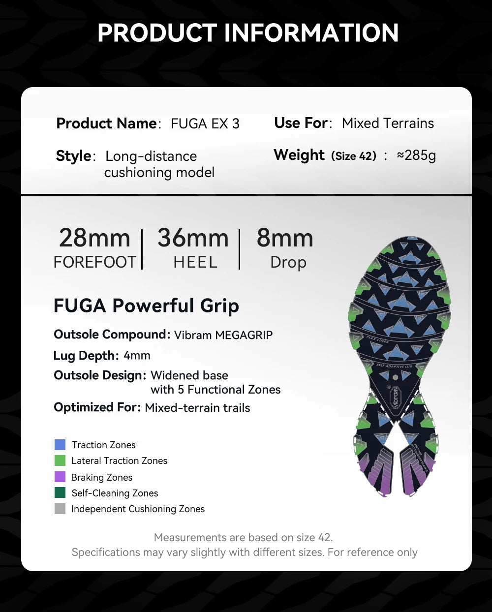 KAILAS FUGA EX3 Trail Running Shoes New Arrival Unisex Lightweight Athletic Anti-slip Breathable Mountain Running Shoe KS2513108