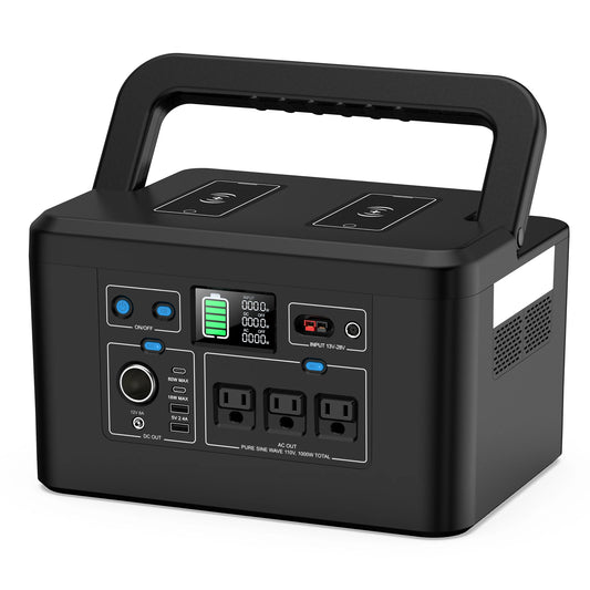 800W Portable Power Station,740Wh/200000mAh Solar Generator Power Bank with AC Outlets Outdoor Power Supply For Camping RV Home