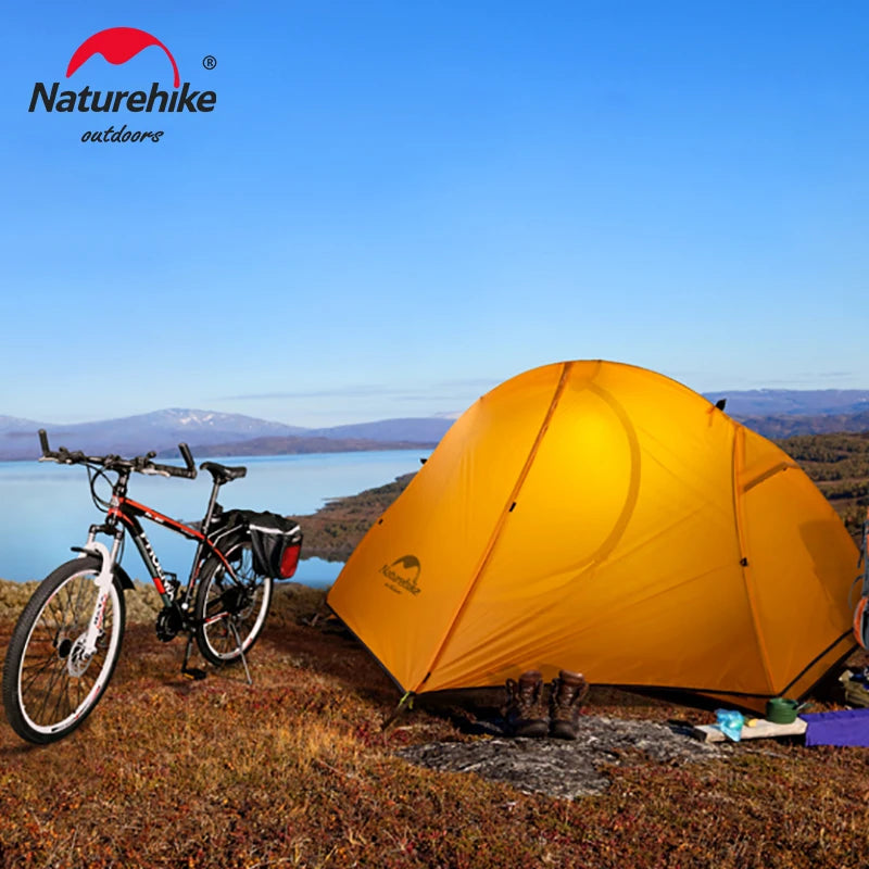 Naturehike Cycling Tent Ultralight 20D Single Person Outdoor Camping Hiking Backpack Sun Shelter Portable Waterproof Tents