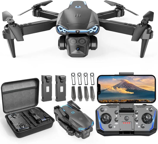 Foldable Drone with 1080P Camera, FPV RC Quadcopter for Beginners & Kids, One Key Start, Gesture Selfie