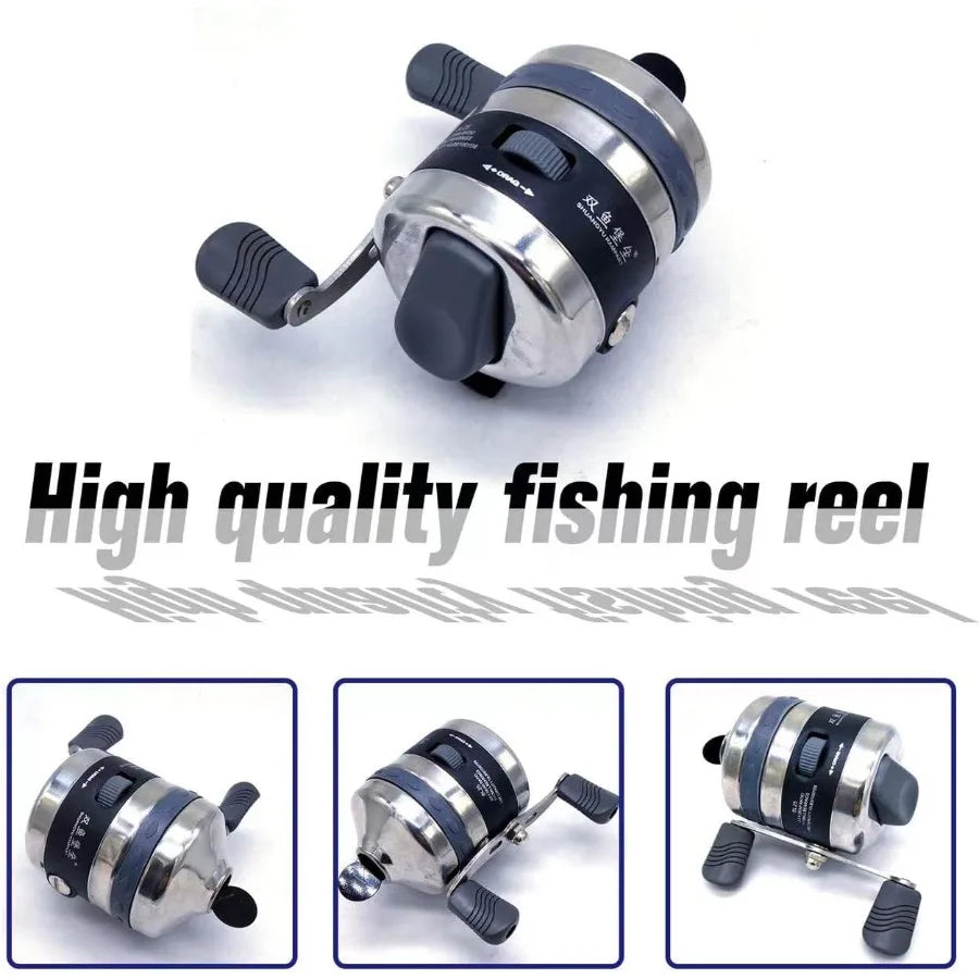 Bowfishing Bow Kit with Arrow Ready to Shoot Right Handed 15-45 LBS Draw Length 18"-29.5" AdjustableAxle-to-Axle: 34.2" Complet