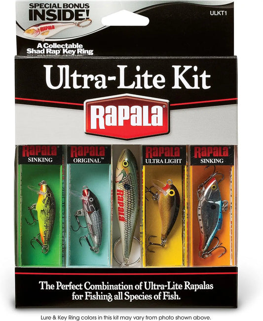 Ultra Light Fishing Lure Kit with Multiple Baits for Freshwater and Saltwater Angling