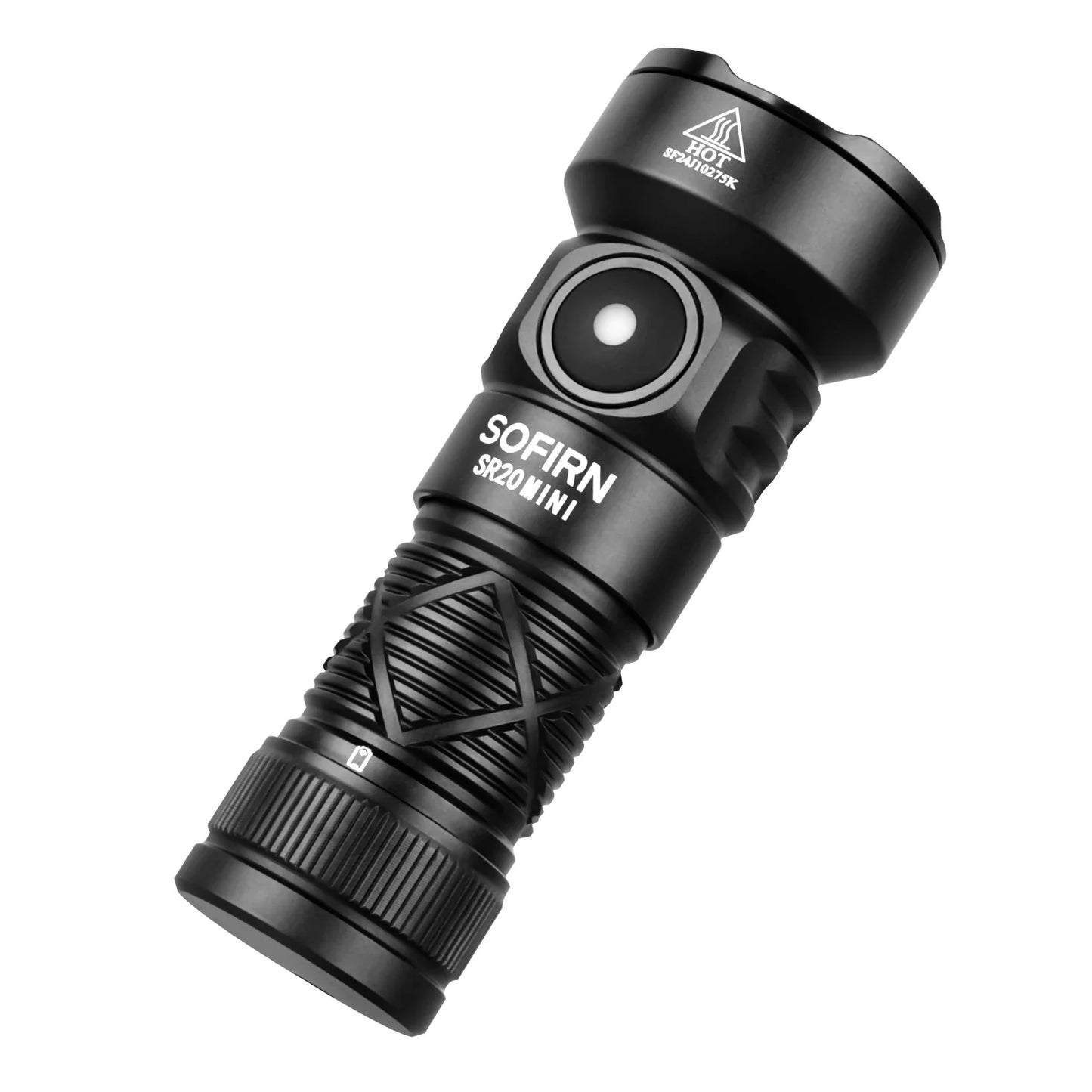 New SOFIRN SR20 MINI 1200lm Flashlight 18350 USB C IP68 Waterproof with Red LED Key Light for Camping Emergency Situations