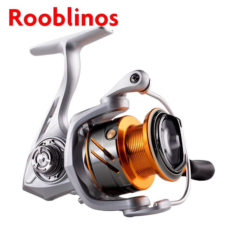 ROOBLINOS TC Metal Spinning Fishing Reels Metal Spool Freshwater Saltwater Trout Carp Spinning Reel