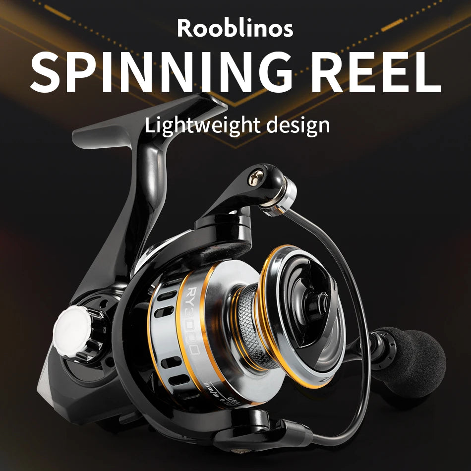 Rooblinos RY Spinning Fishing Reel 1000-7000 Series Ultralight Max Drag 15kg Surfcasting Spinning Reel Saltwater Jigging Reels