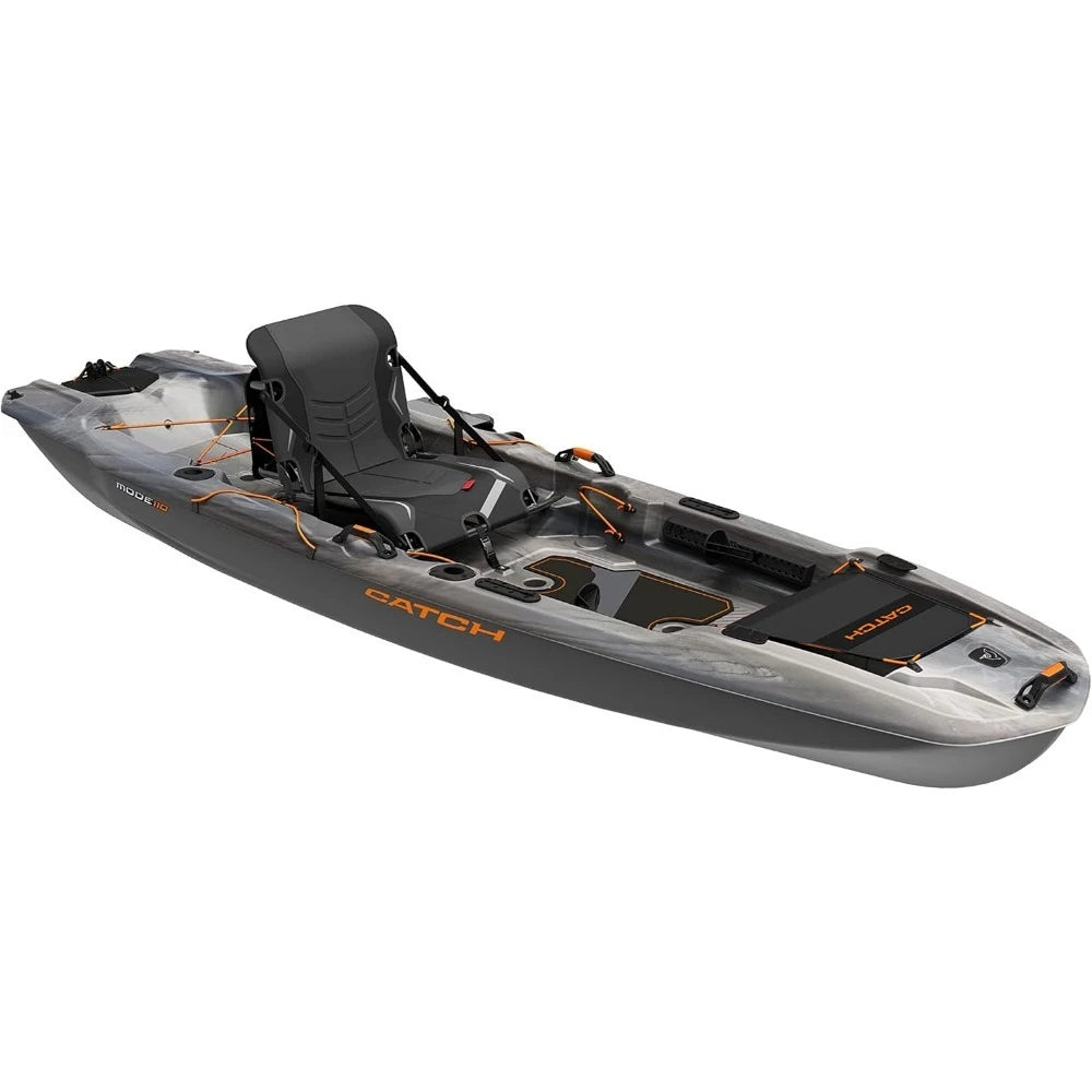 Catch Mode 110 Kayak Fishing Boat with Paddle and Seat for Outdoor Water Sports