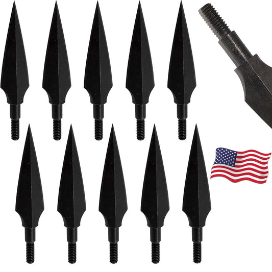 12/20pcs Arrowheads High Carbon Steel Broadheads 150Grain Arrows Tips Archery Compound Bow Recurve Bow Crossbow Hunting Shooting