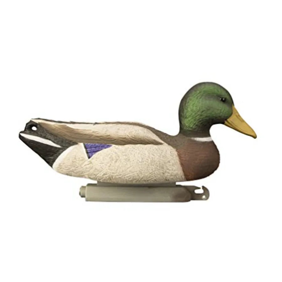 Higdon Outdoors Full Size Mallard Duck Floater Decoys One Peice Design Weighted Keel with Multiple Postures and UV Paint Realis