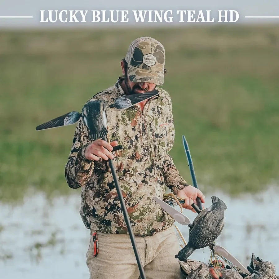 Lucky Duck Spinning Wing Motion Duck Decoys for Hunters Lucky Teal HD