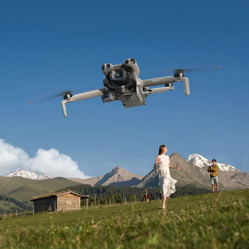 DJI Mini 5 Pro 1-Inch Large CMOS Mini Camera Drone Nightscape Omnidirectional Obstacle Sensing Extended Battery Life