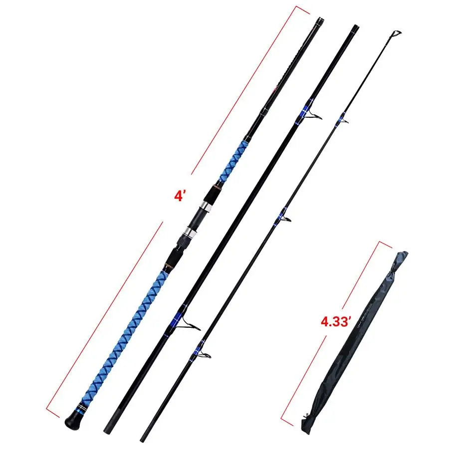Surf Spinning Fishing Rod Carbon Travel Surf Rod 2 Piece 3 Piece 4 Piece Spinning Fishing Rod 9 10 11 12 15