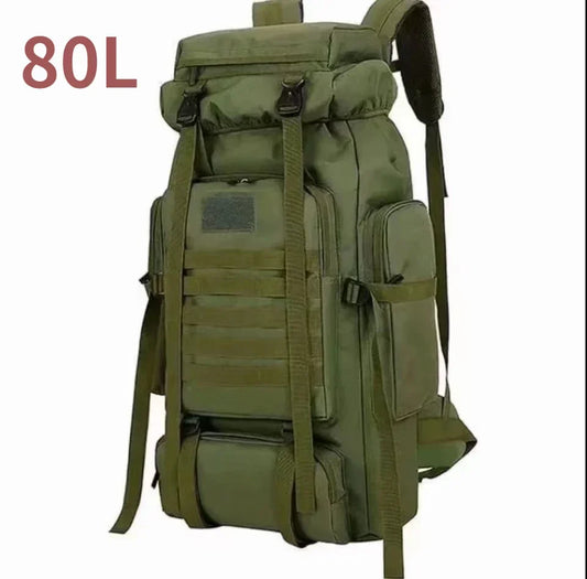80L/100L  Mountaineering Bag Climb Bag Tactical Backpacks Large Backpack Outdoors Hiking Camping Travel Bags