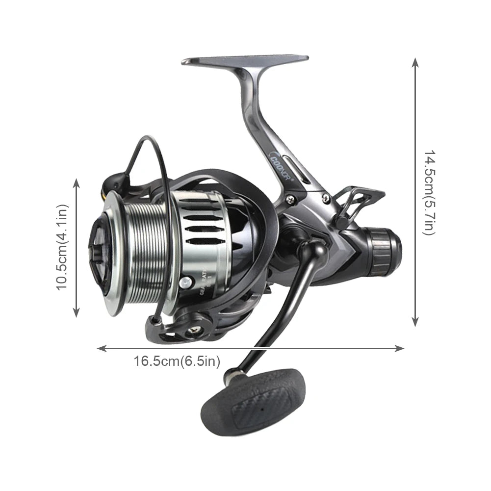 Spinning Fishing Reel Metal Fishing Reel Spool Fishing Reel Carp Fishing Reel Spool Reel Carp Fishing Accessory Fishing Tackle