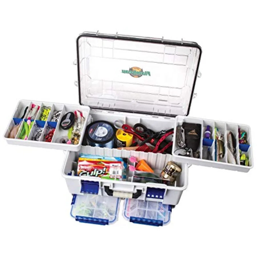 Outdoors 4000WPBC Tackle Box - HD Waterproof Tackle Satchel System, 2 Removable Waterproof Tuff Tainers, Floating Satchel, Fish