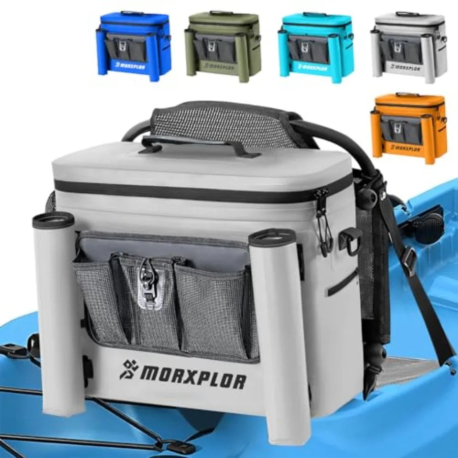 Kayak CoolerWaterproof Kayak Seat Back Cooler for Kayaking Kayak Accessories Cooler Bag Protable Ice Chest Beach Cooler Travel