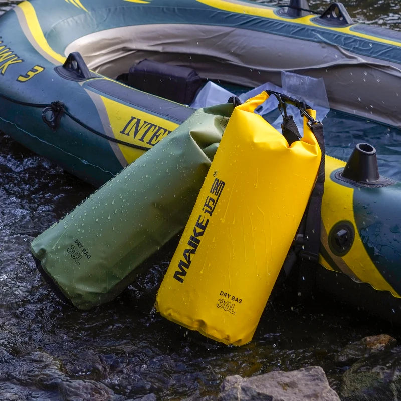 Maike Dry Bags Waterproof Bag for Women Men 5L/10L/15L Swimming Rafting Kayaking River Trekking Waterproof Dry Bag Backpack