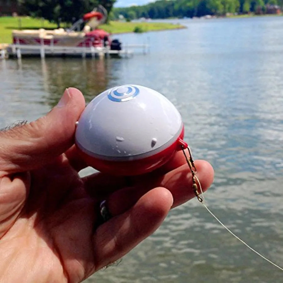 Portable wireless Bluetooth fish finder for fishing boats, ABS plastic, black, 135-ft depth range, 10+ hrs battery life, compat