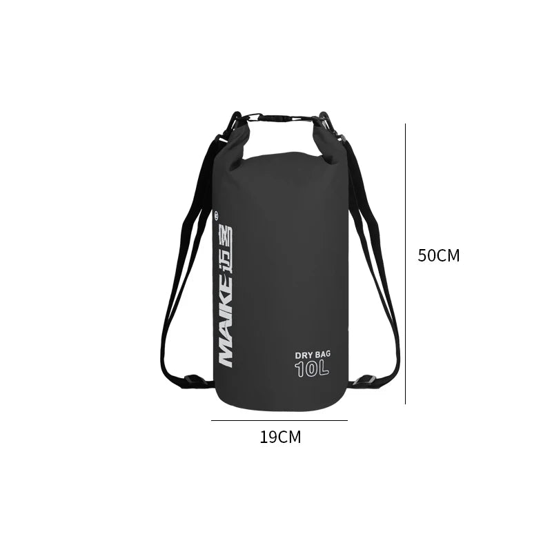 Maike Dry Bags Waterproof Bag for Women Men 5L/10L/15L Swimming Rafting Kayaking River Trekking Waterproof Dry Bag Backpack