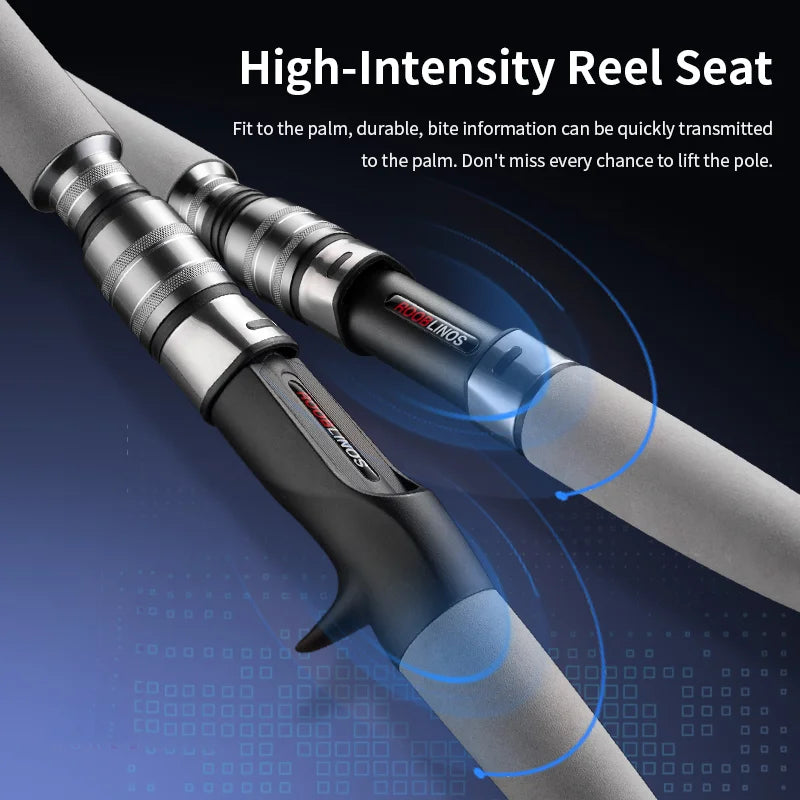 ROOBLINOS RAPTOR II Boat Fishing Rod Casting Spinning Rod 1.8m Saltwater 2 Section Trolling Rod