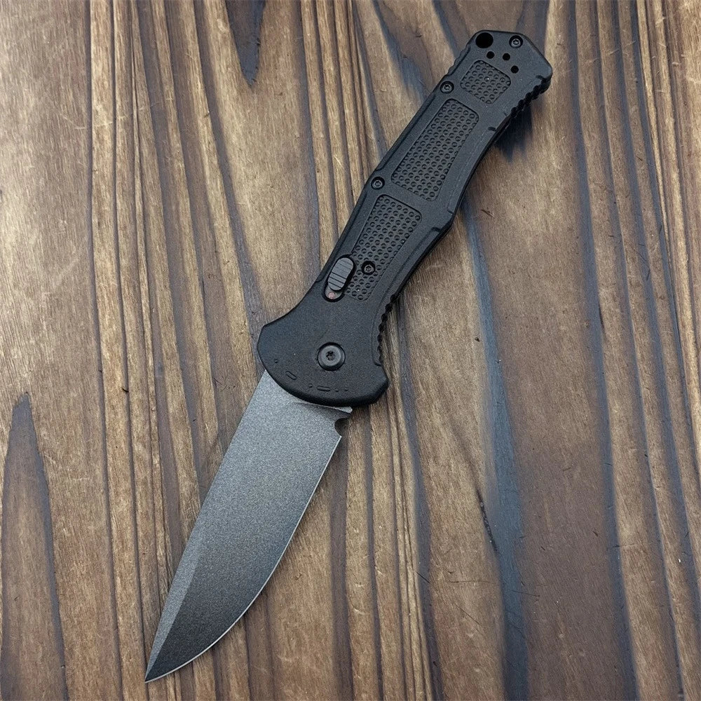 Portable Outdoor Pocket Knife D2 Blade Nylon Fiber Handle Camping Fruit Folding Knife EDC Jungle Hiking Adventure Survival Tool