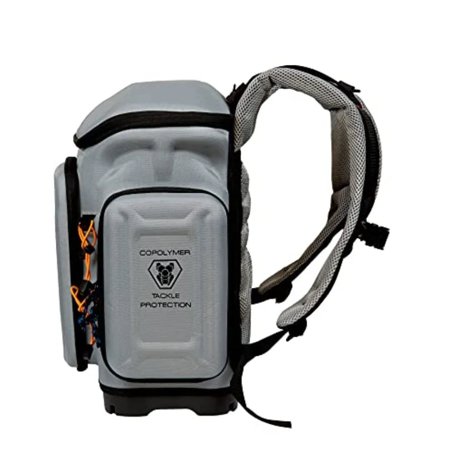 Atlas 3700 Tackle Fishing, Gray EVA Material, Includes 3 3750 StowAway Utility Boxes for Worms, Lures, and Baits, Waterproof an