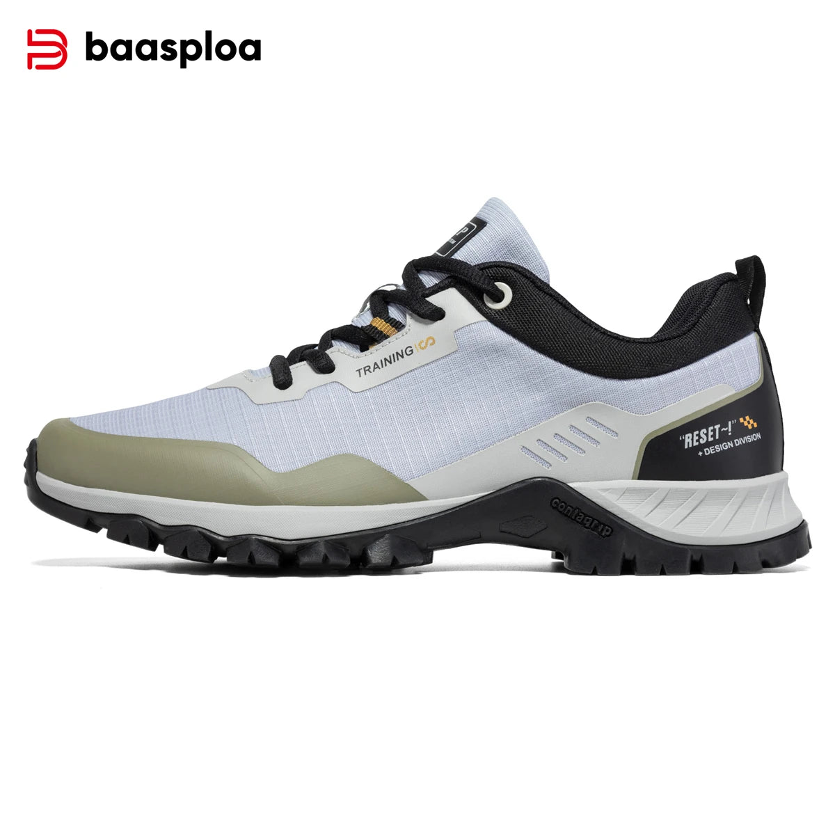 Baasploa Men Hiking Shoes New Outdoor Climbing Waterproof Non-slip Wear-resistant Sneakers Male Casual Lace-Up Walking Shoes ﻿
