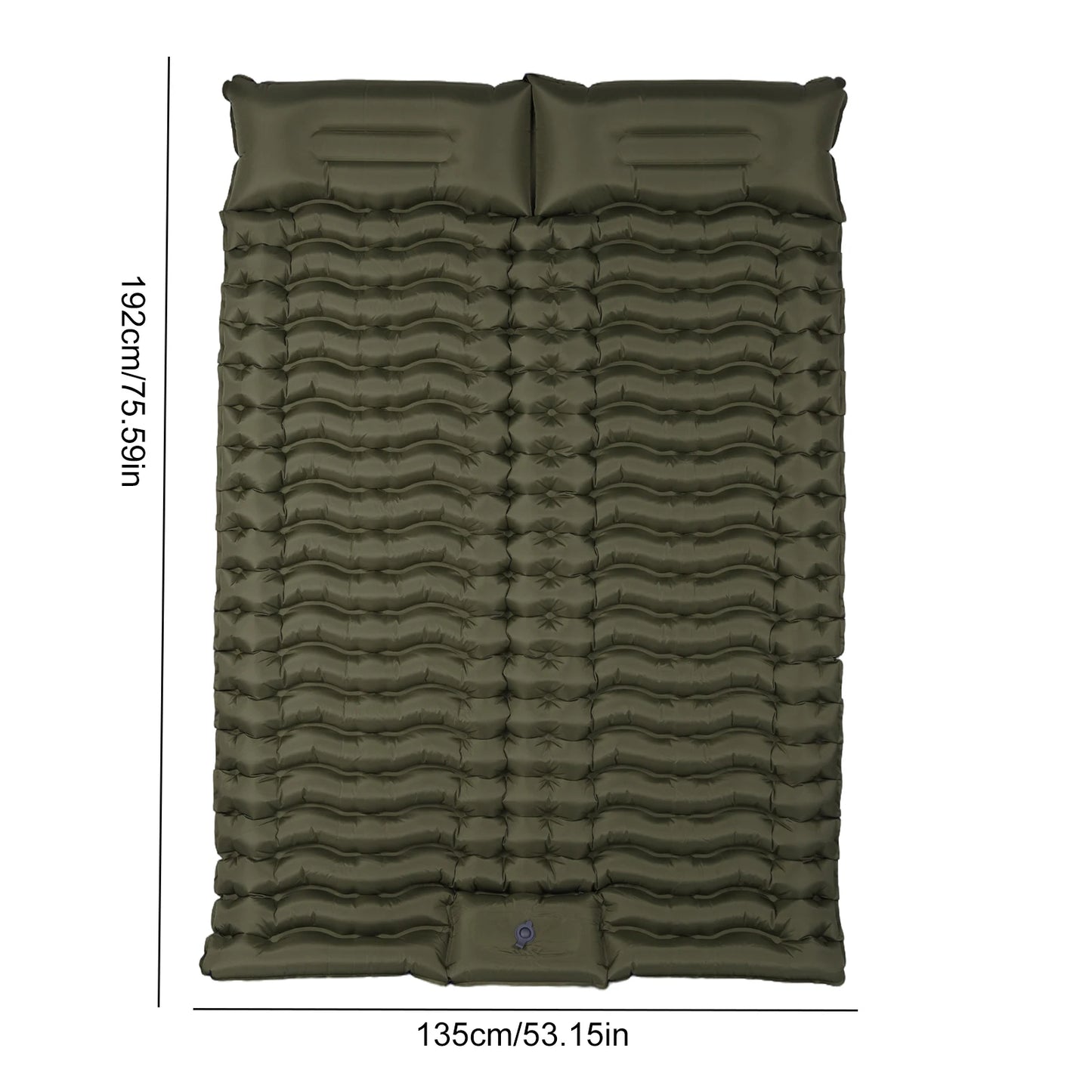 Camping Sleeping Mat Double Inflatable Mattress Extra Wide Sleeping Pad Ultralight Folding Bed Sleeping Mat Travel Outdoor Mat