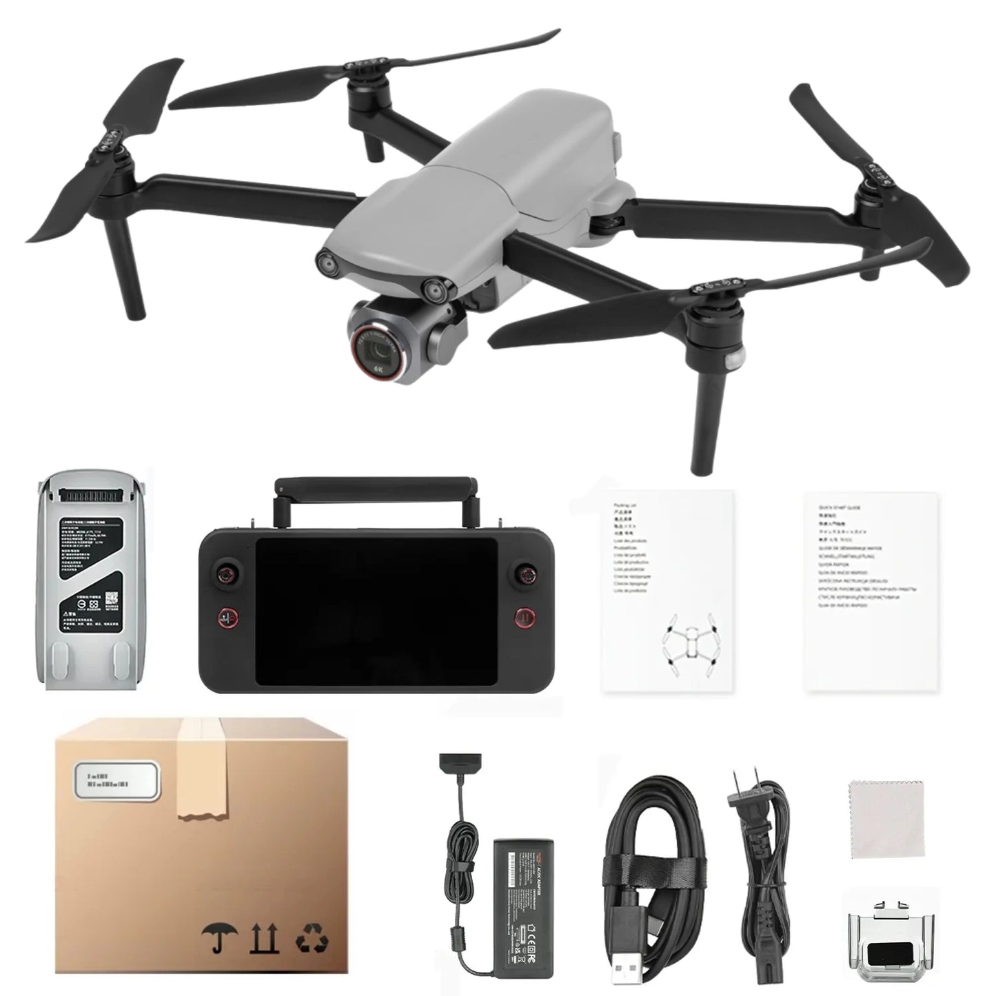 Autel Robotics Drone EVO Lite 6K Enterprise 6K 1'' CMOS  Camera F2.8~F11 Aperture 16x Digital Zoom 40Mints AI Target Recognition