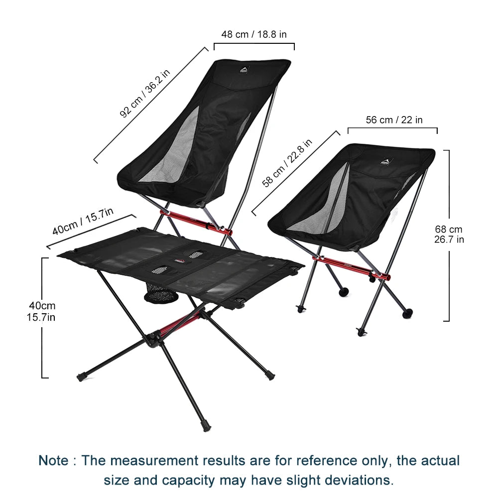 Outdoor Folding Chair Tourist Camping table Fishing Beach Longue Chair for Relaxing Foldable Leisure Travel Furniture Picnic