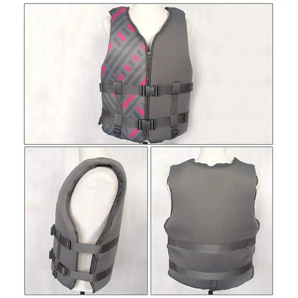 Lifejacket Neoprene Man Outdoor Buoyancy Vest Adult Children Safety Clothes Boating Swimming Drifting Kayaking  Type1