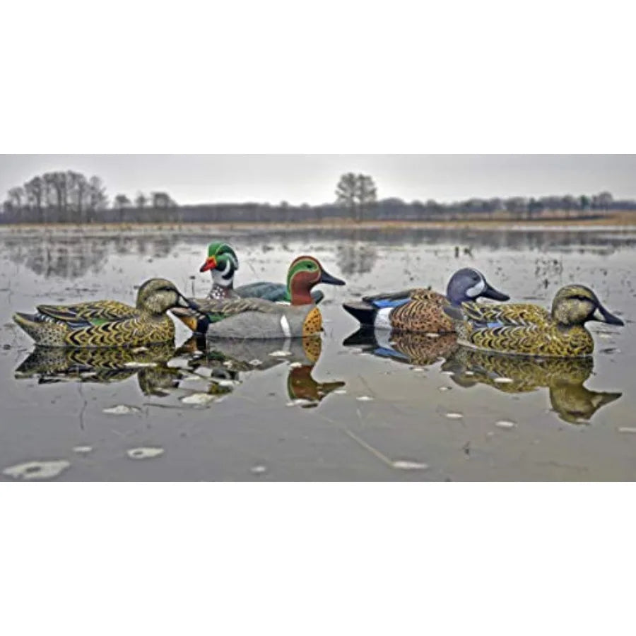 Higdon Outdoors Standard Puddle Pack Duck Decoys Lightweight and Realistic UV Painted Floating Duck Decoys for Waterfowl Huntin