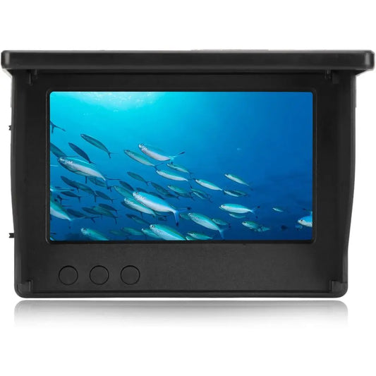 4.3 Full-View Angle Fish Finder, 800x480 Cam, 5000mAh Battery, Ideal for Sea, Ice, Lake Fishing, 3.5mm Jack Support