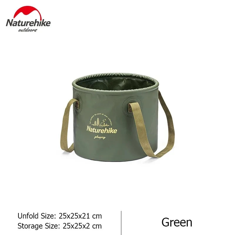 Naturehike Folding Bucket Portable Outdoor Multifunctional Collapsible Water Basin for Camping Fishing Hiking Storage Bucket