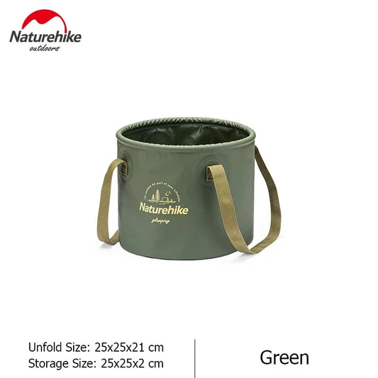 Naturehike Folding Bucket Portable Outdoor Multifunctional Collapsible Water Basin for Camping Fishing Hiking Storage Bucket