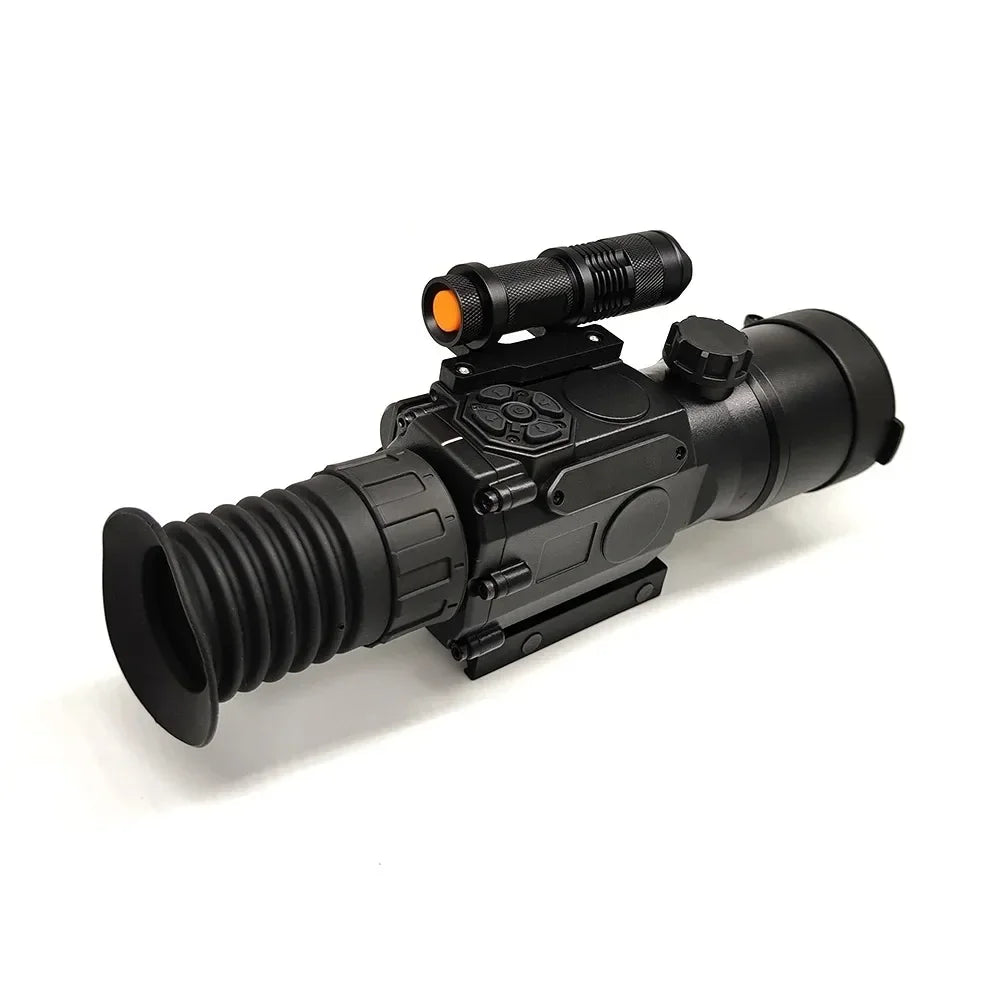 Digital Night Vision Monocular For Hunting 4K HD Video Recording 11X Magnification Night Vision Scopes W/ WiFi & E-Compass