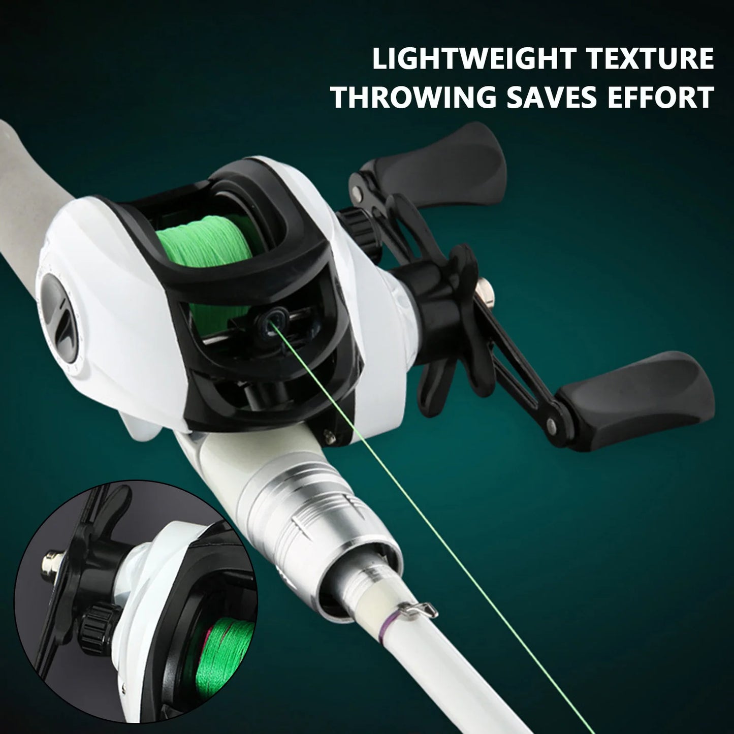 Anti Backlash Metal Baitcasting Reels for Long Distance Fishing Saltwater Freshwater Spinning Reel 8+1BB
