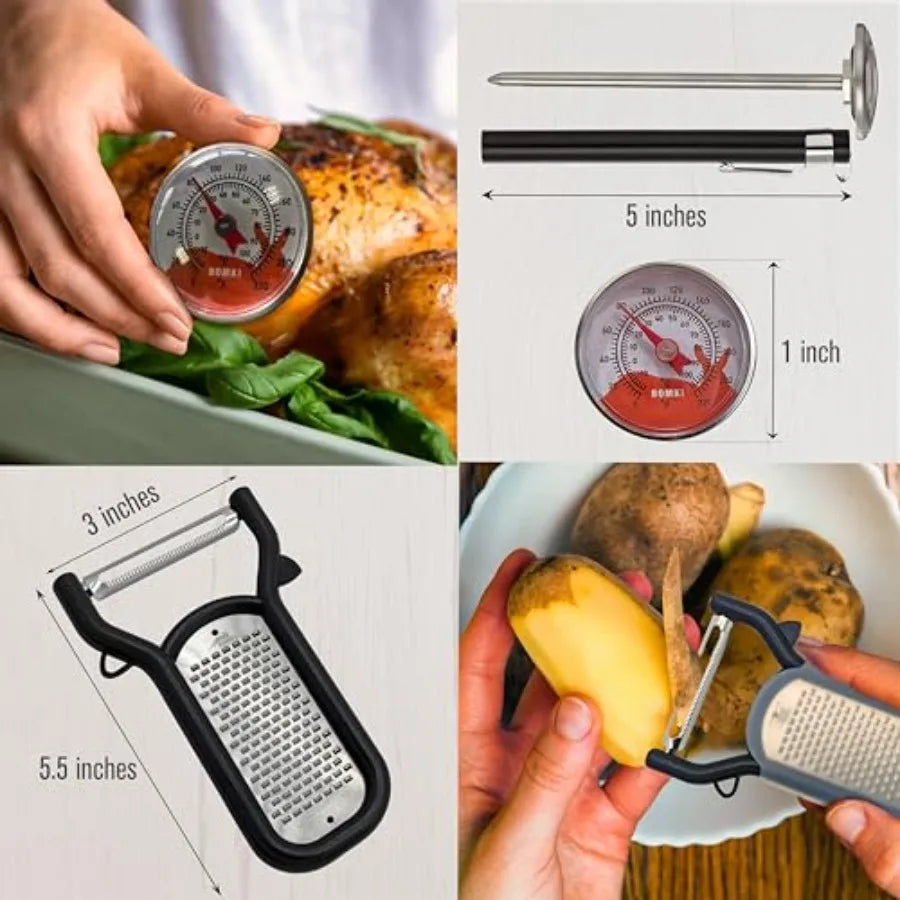 Grilling and Camping Cooking Utensils Set for The Outdoors BBQ - Camping Utensil Set Kitchen Set Cookware Accories Glamping ent