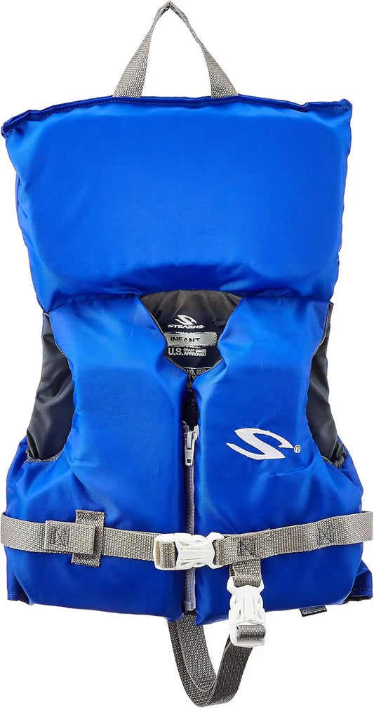 USCG Approved Infant Life Jacket for Babies Under 30lbs, Type III PFD for Boat, Beach & Pool Safety