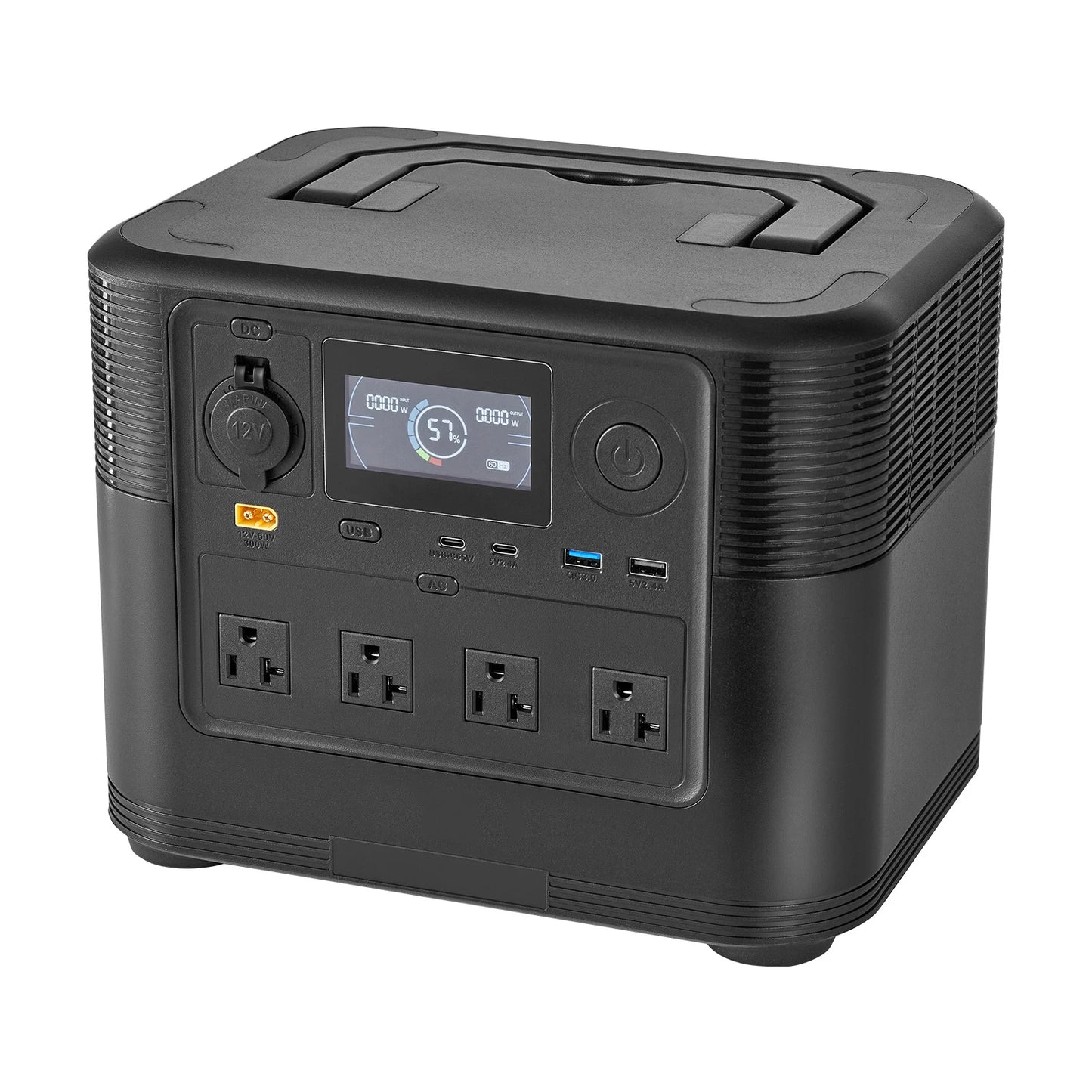 SucceBuy 1800W Portable Power Station 1008Wh LiFePO4 Battery Backup with 9 Output Ports for Home Emergency Camping RV Travel