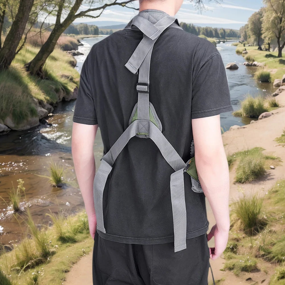 Fishing Vest Breathable Fishing Travel Mesh Vest with Zipper Pockets Summer Work Vest for Outdoor Running Travel Hiking