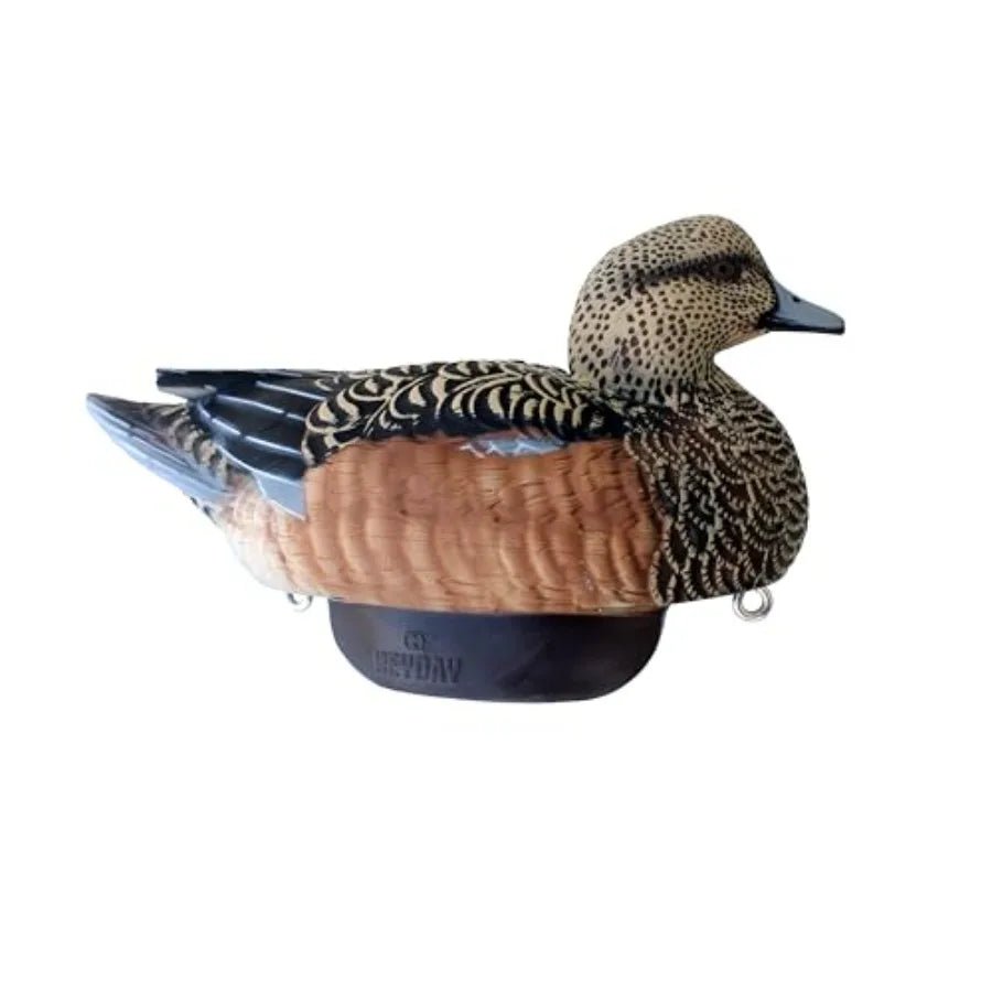 Wigeon Duck Decoys by Heyday Ultra-Light 100% HydroFoam Durable Realistic Design 6 Pack of Duck Hunting Decoys