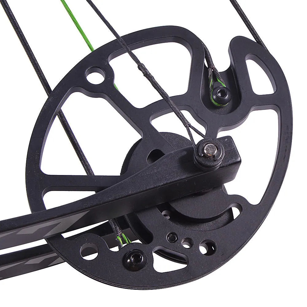 Archery Compound Bow Set 30-70lbs Let-off 80%  IBO 320 fps for RH Outdoor Hunting Shooting Training Practice Sports