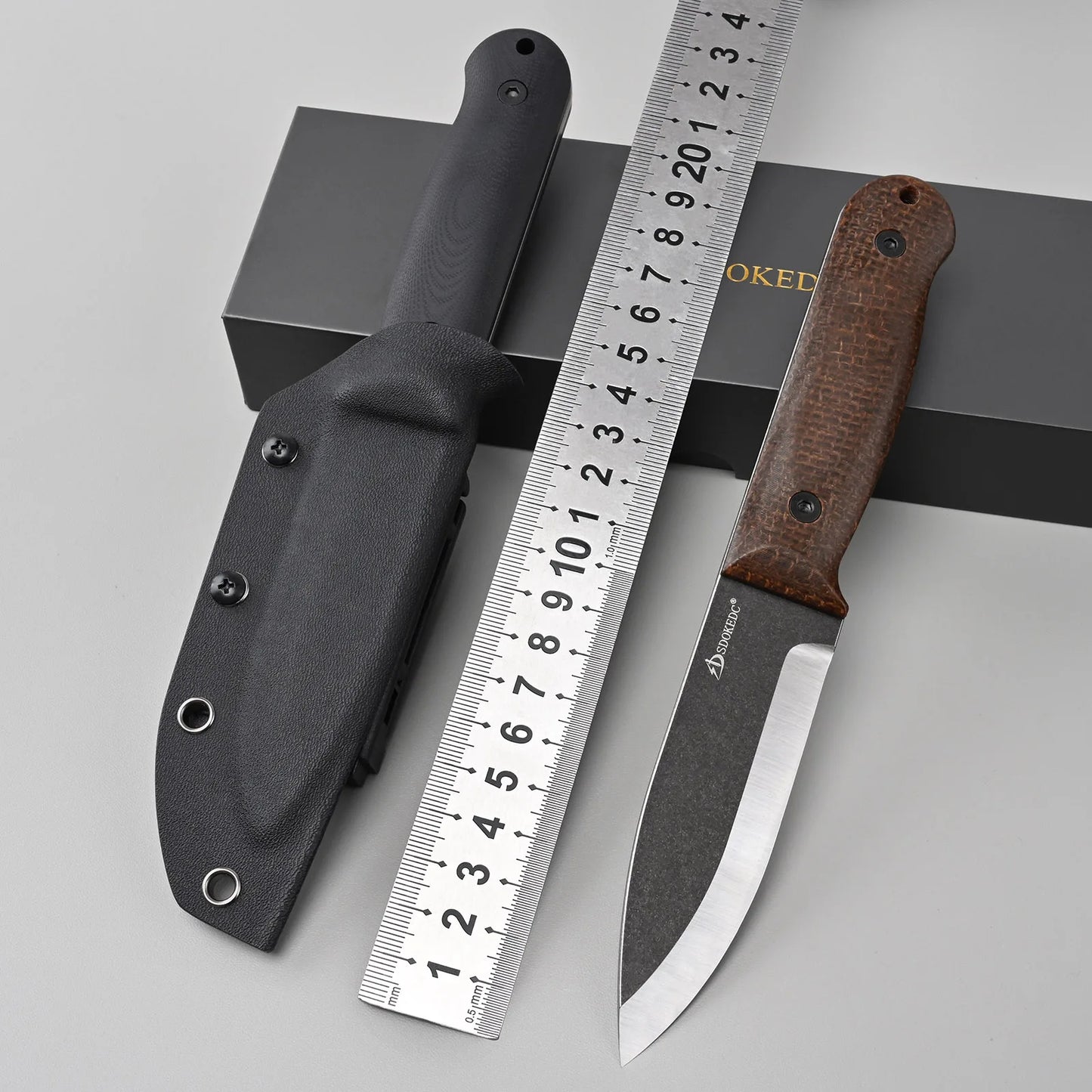 High Quality Outdoor Survival Fixed Blade Knife Camping Fishing EDC Tool DC53 Steel Utility Knives