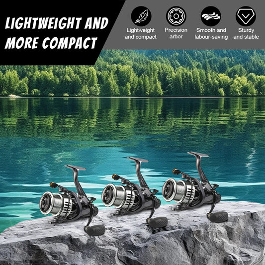 Spinning Fishing Reel Metal Fishing Reel Spool Fishing Reel Carp Fishing Reel Spool Reel Carp Fishing Accessory Fishing Tackle