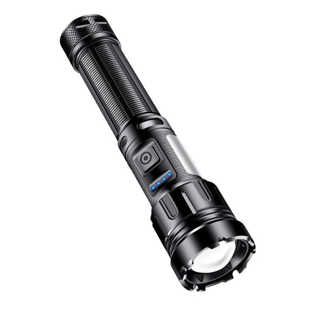 XHP50 Flashlight 800LM COB LED Outdoor Lantern 1200mAh Type-C USB Rechargeable IPX4 Waterproof Camping Fishing Lighting